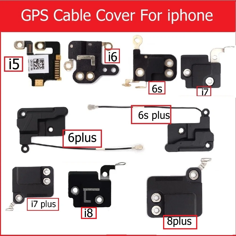 Genuine GPS Signal Antenna Flex Cable for iPhone 5 6 6s 7 8 plus GPS Antenna flex ribbon cable cell phone replacement Good Test