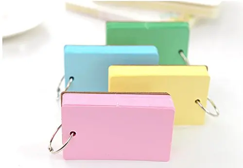 Папка с кольцом легкая флэш карта индексом 50 нерешенных пустых белых страниц 2