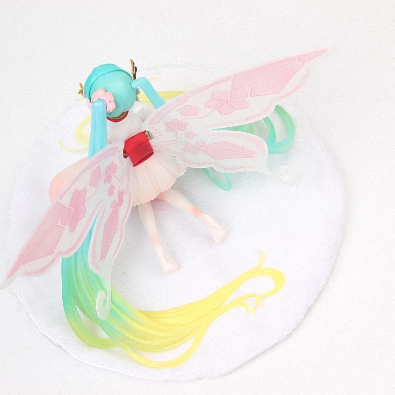 2019 новый 20 см гонки 2017 Мику хацуне Miku GT Ver. Сказочный Ангел Бабочка ПВХ фигурка от