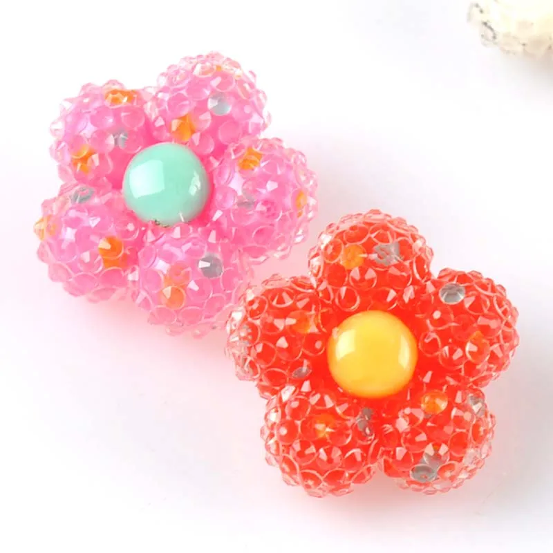 10 шт. разноцветные цветы в форме flatback полимерный альбом для вырезок из кабошона