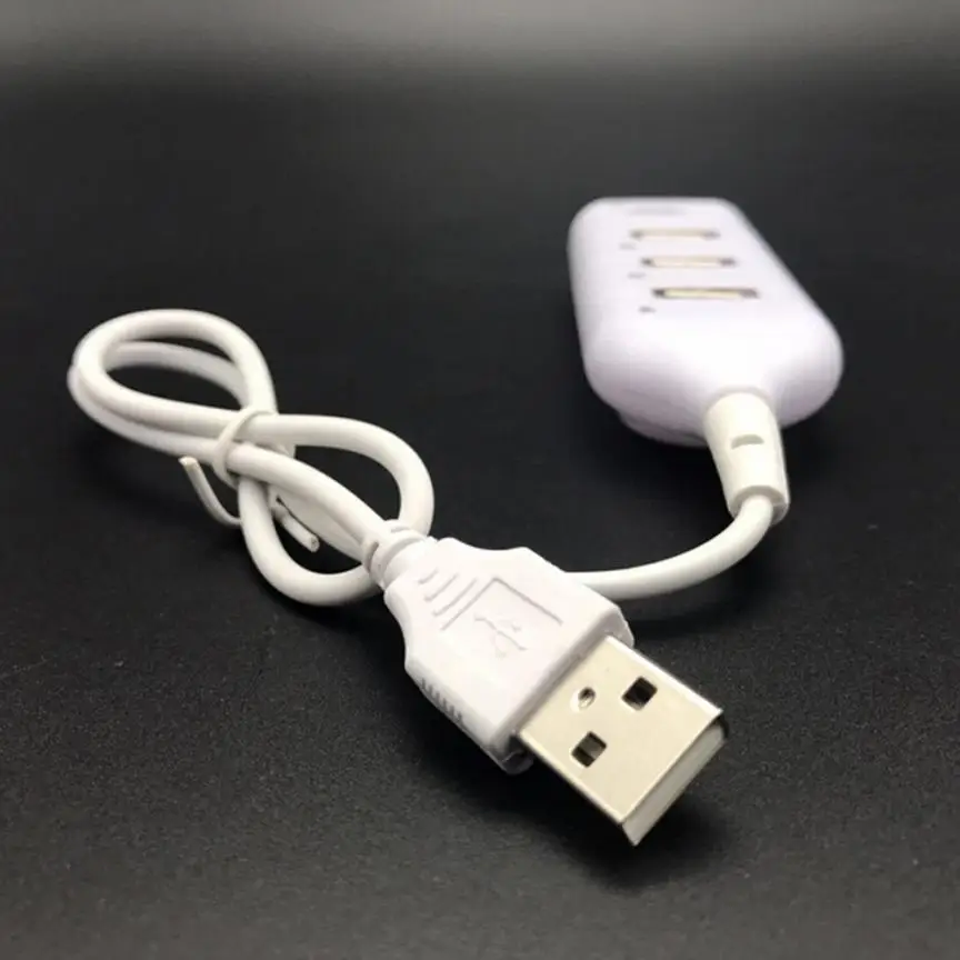 Carprie Новый высокоскоростной мультиконцентратор 4 порта USB 2 0 сплиттер