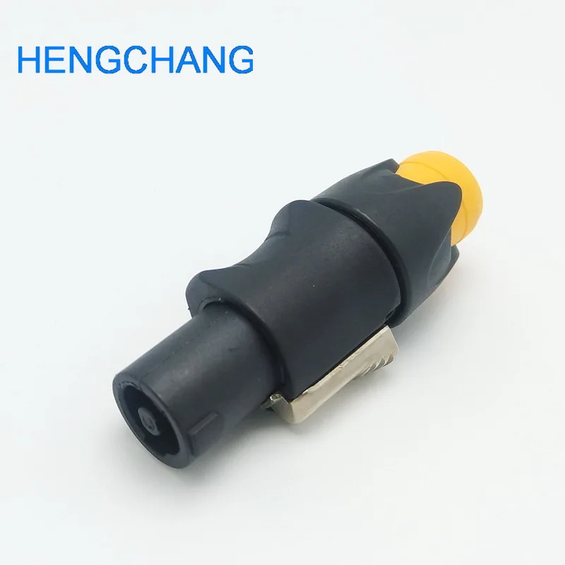 4 контактный желтый XLR разъем Ом штекер аудио Громкоговоритель для усилителя
