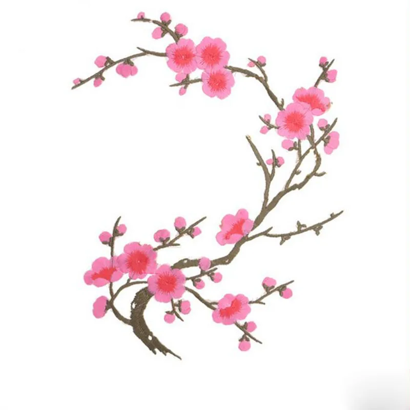 Кружевная аппликация в виде цветов сливы 20 шт.|lace applique|flower laceflower lace applique |