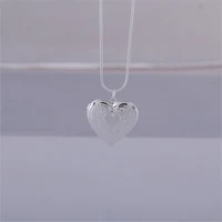 trendy wholesale alloy heart necklace locket photo pendant wedding jewelry gifts