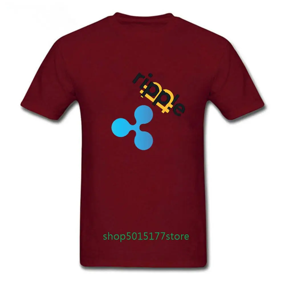 Мужская футболка с криптовалютой Ripple Шахтер из 100% хлопка высшего качества летняя