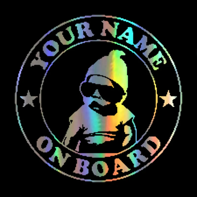 window Sticker Vinyl Custom Baby On Board 13.5*13.7cm Funny Decal Reflective Laser Motorcycle Styling Stickers | Игрушки и хобби