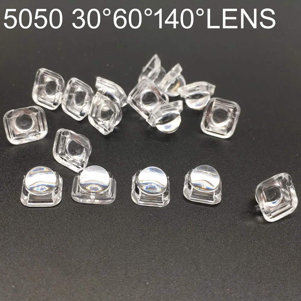 Светодиодный линзы коллиматор отражатель для 5050 SMD 30 60 90 градусов очки Оптические