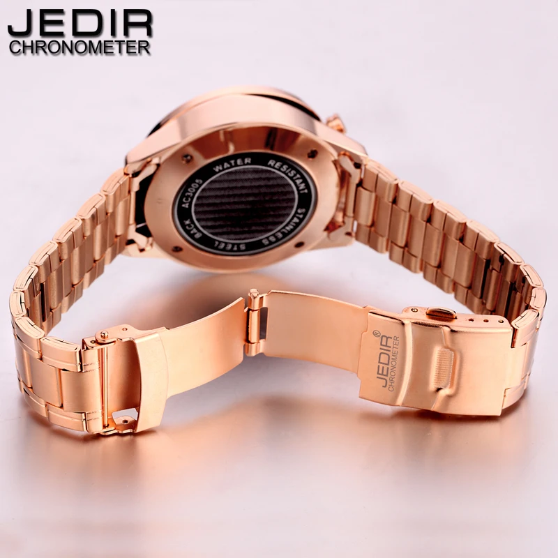 JEDIR Новый пилот Мужская хронограф наручные часы водонепроницаемые Дата Топ