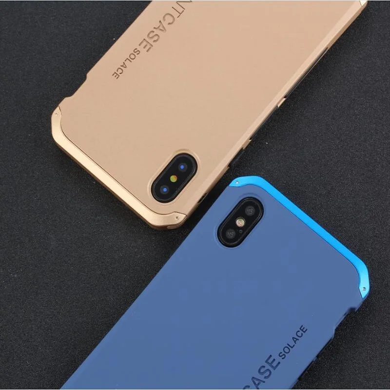 Luxury Element Phone Bag Cases for iPhone X with Designer's Aluminium and Hard Back PC Case For 5.8&quotinch Protector | Мобильные