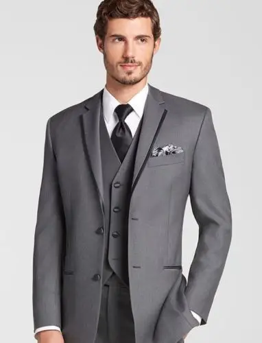 

Hot Sale Men Wedding Groom Tuxedo 2 Button Best Man Groomsmen Business Man Suit C335