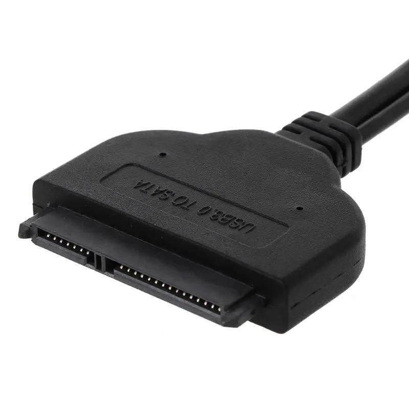 Dual USB 3.0 to Sata Hard Disk Drive Adapter Cable HDD SSD Converter Wire Cord for 2.5 Inches Laptop Computer | Компьютеры и офис