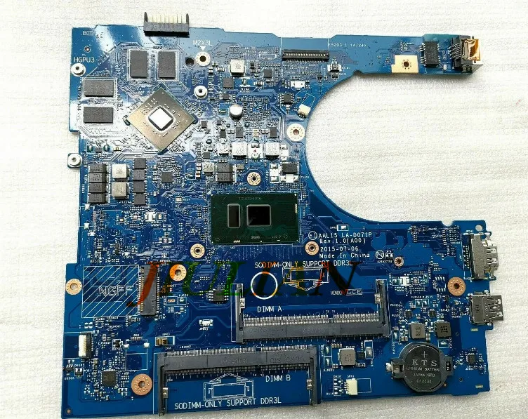 CN-0F1J0W материнская плата для Dell Inspiron 15 5559 17 5759 с I7-6500U F1J0W 0F1J0W | Компьютеры и офис