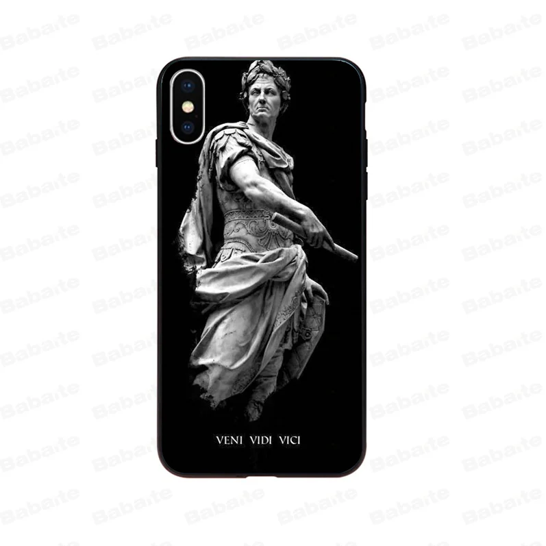 Babaite Mona Lisa Art David черный мягкий силиконовый чехол для телефона из ТПУ Apple iPhone 8 7 6 6S