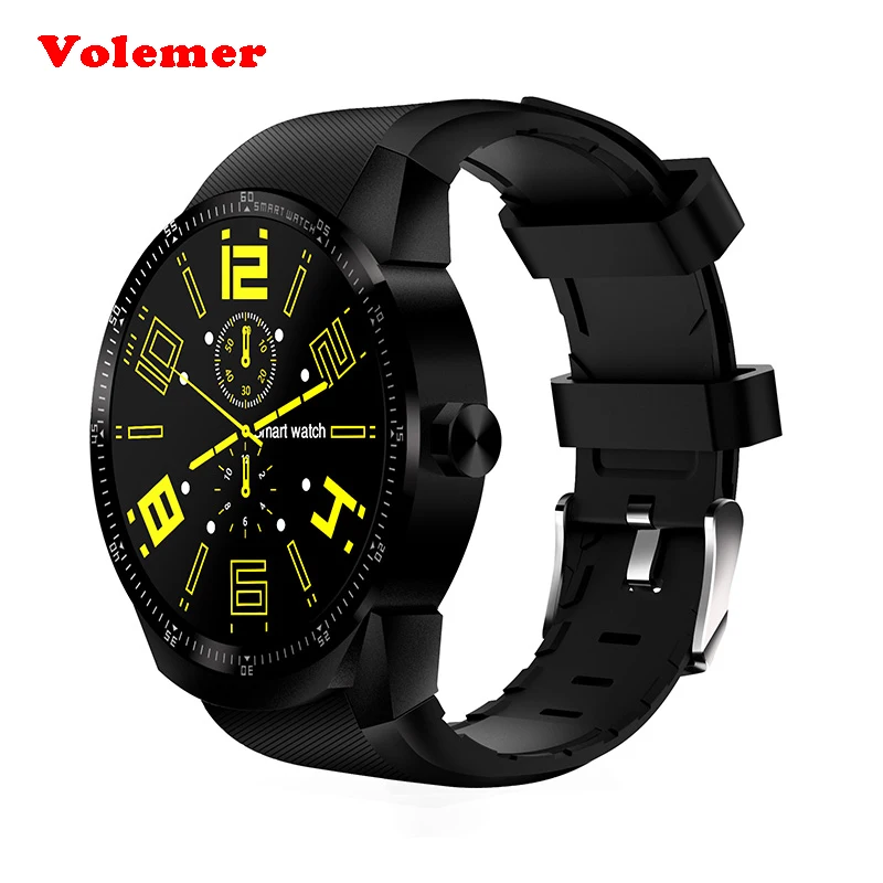 Volemer K98H 3g Смарт часы Android 4 OS MTK6572A ram 512MB rom 4G поддержка nano sim карты gps wifi смарт