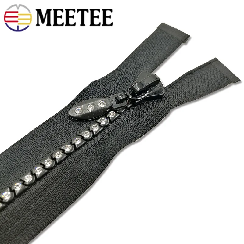Meetee 5 # разъемная застежка-молния с открытым концом 60/70/80 см закрыты хвост 15/20 со