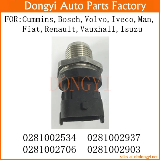НОВЫЙ топливной рампе Давление Сенсор OEM 0281002534 0281002937 0281002706 0281002903 для cummins Bosch Volvo