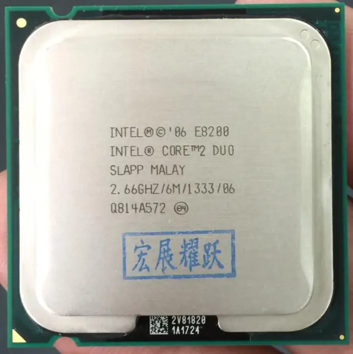 Процессор Intel Core 2 Duo E8200 (6 Мб кэш-памяти 66 ГГц 1333 МГц FSB) процессор ALAPP CO LGA775 для
