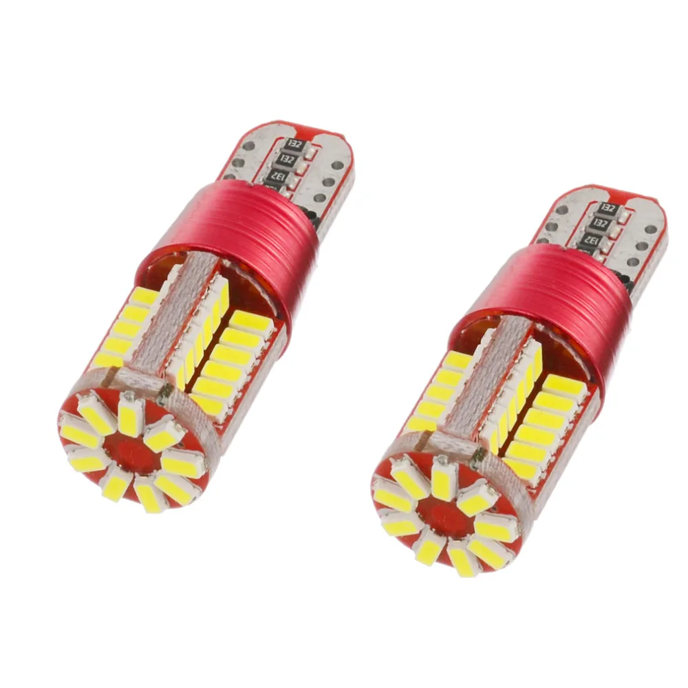 2 шт./лот Canbus 5 7 Вт 12 В 57SMD светодиодная автомобильная лампа W5W T15 T10 без ошибки Авто
