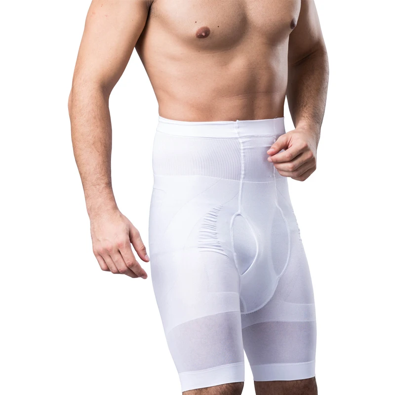 Для мужчин Корректирующее белье с высокой талией тела формирователь утягивающий