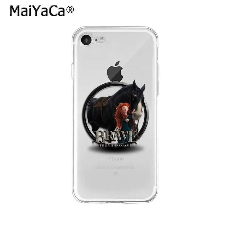 Мягкий силиконовый чехол для телефона MaiYaCa Brave Merida Princess из ТПУ iPhone X XS MAX 6 6S 7 7plus 8 8Plus