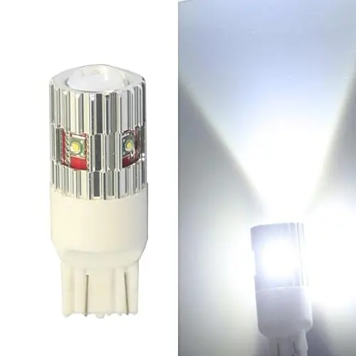 2 шт. 7443 T20 W21/5W Cree светодиодный Чипсы Белый 25 Вт 500lm ошибок обратный резервный лампы