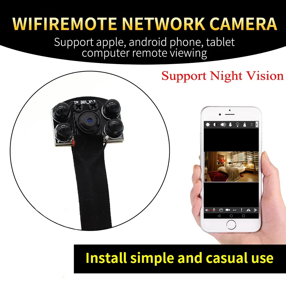 1080 P HD Wifi IP камера чип модуля плата Поддержка просмотра телефона видео рекордер