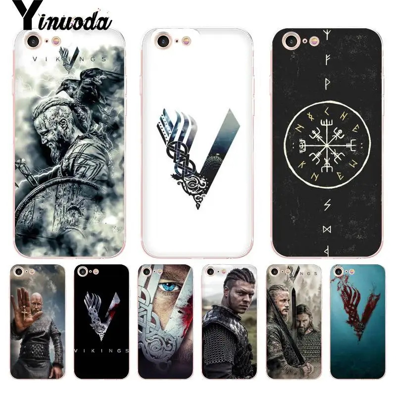 Чехол Yinuoda для iphone 7 6 X милая серия викингов аксессуары телефонов чехол iPhone 8 6S Plus 5