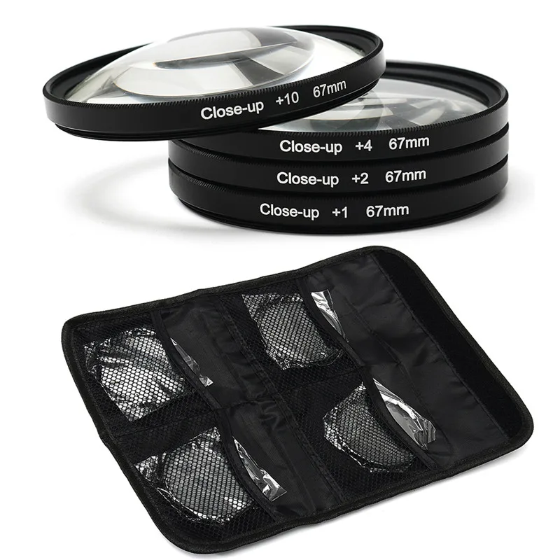 Комплект фильтров для камеры макро объектив 67 мм 1 + 2 4 10 всех брендов набор