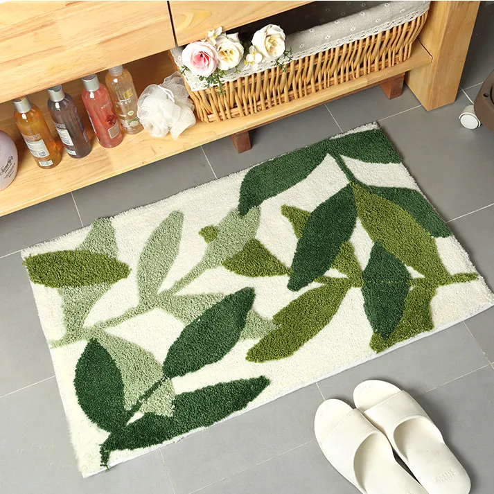 New Anti-slip Bathroom Mat 80x50cm 1PC Floor Mats Gateway Door Water Absorbent 0418#30 | Дом и сад
