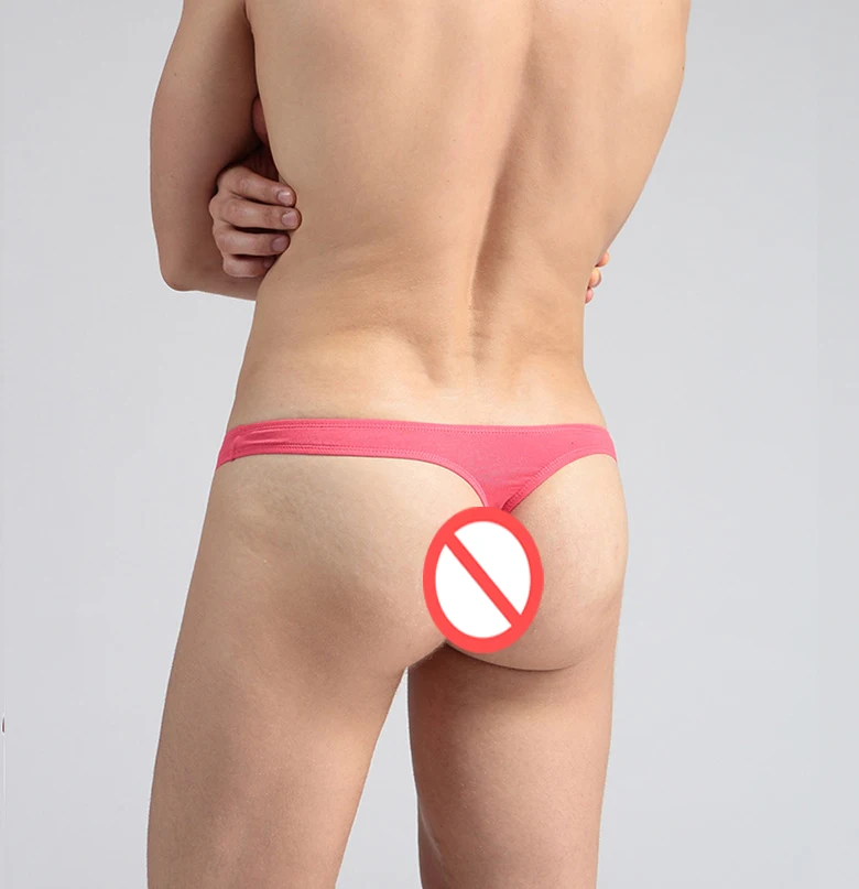 Стринги мужские 3 шт./лот сексуальное нижнее белье для мужчин гей-мешочек размера