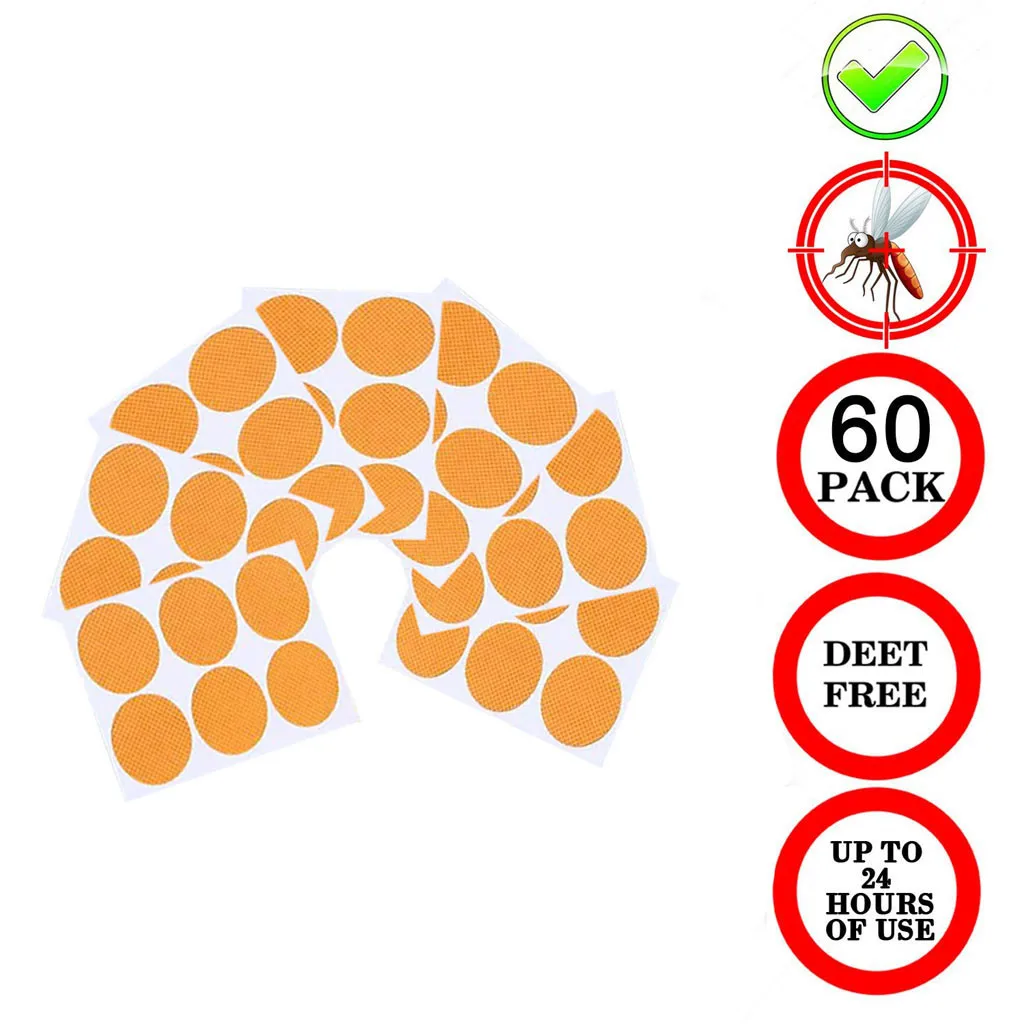 60PCS Strong Mosquito Repellent Tablets Insect Killer No Toxic Pest Bite Mats anti-mosquito stickers FOR Outdoor camping tour#15 | Дом и сад
