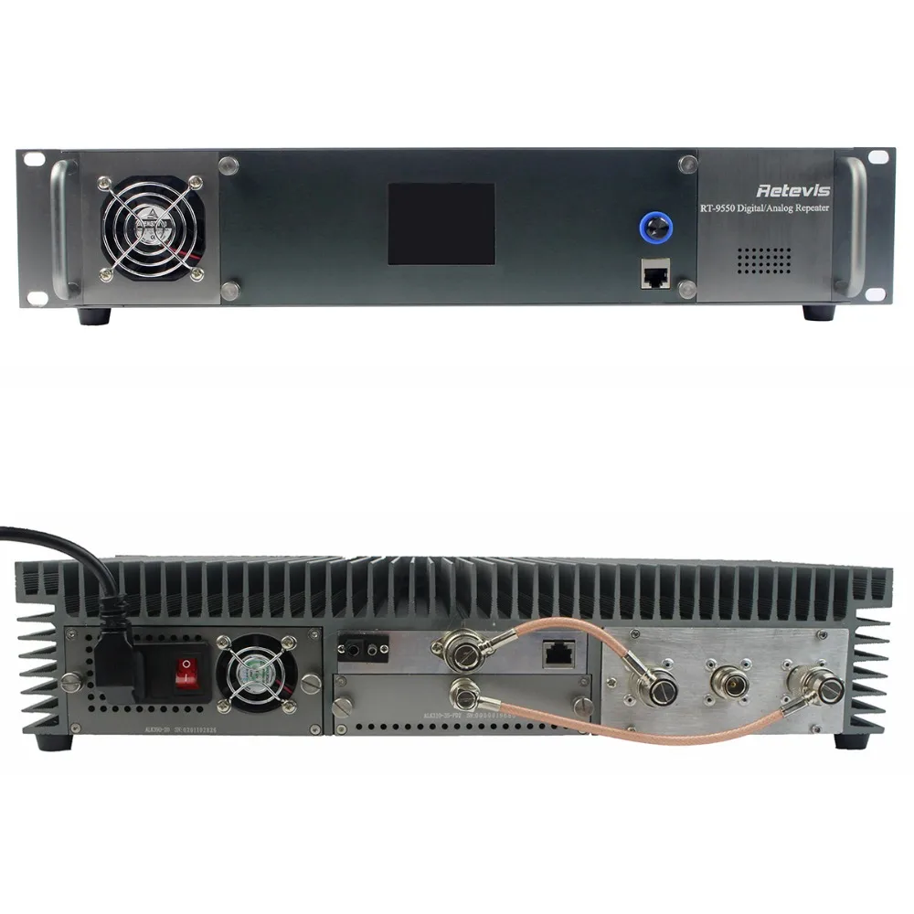 Retevis RT 9550 DMR повторитель 55 Вт УВЧ цифровой/аналоговый режим TDMA 2 слота времени
