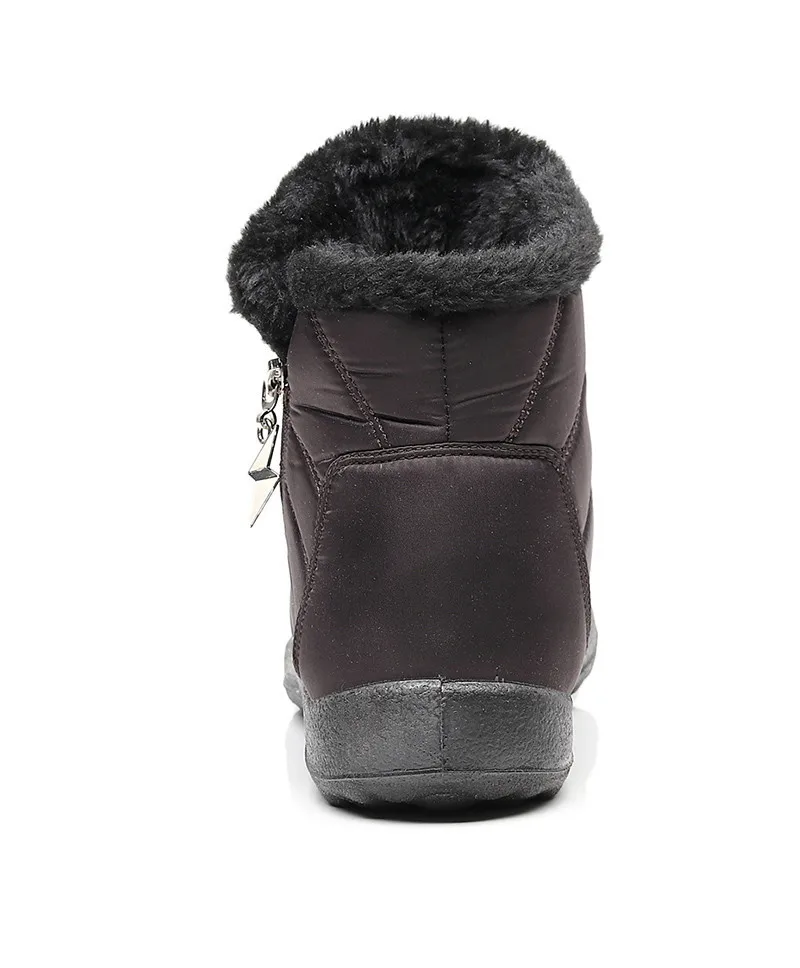 TIMETANG2018 Winter Shoes Woman Snow Boots With Plush Inside Botas Mujer Waterproof Plus Size 43 Winter Boots Female BootiesE229