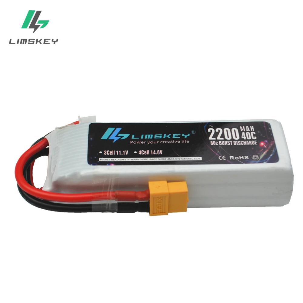 Аккумулятор Lipo Limskey 11 1 В 2200 мАч 40C для радиоуправляемых моделей Trex 450 вертолет с