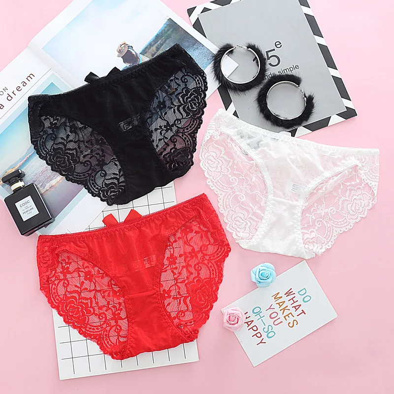 ZAVACE 3 шт./лот новые сексуальные кружевные прозрачные Соблазнительная сетка трусы