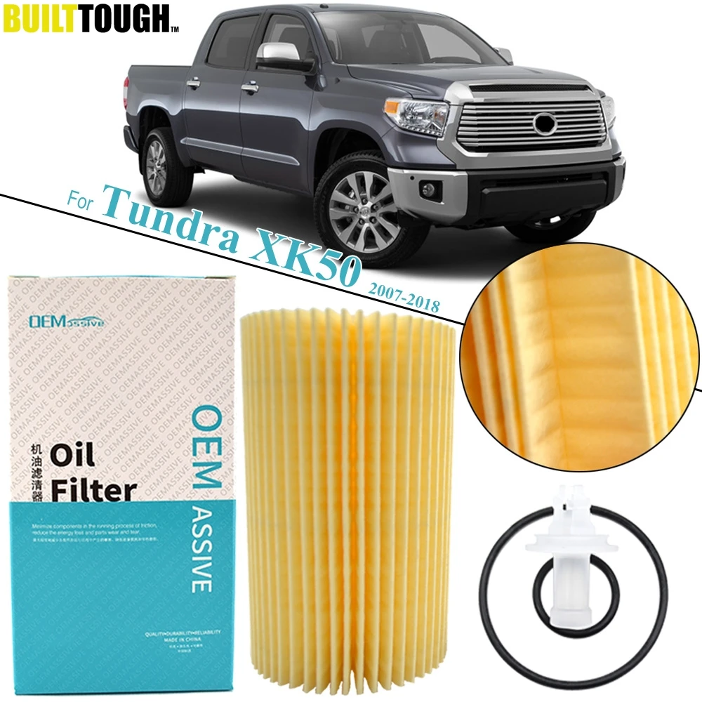 Масляный фильтр для Toyota Tundra XK50 2007 2008 2009 2010 2011 2012 2013 2014 2016 2017 2018 4.6L / 5.7L V8 Engine 04152