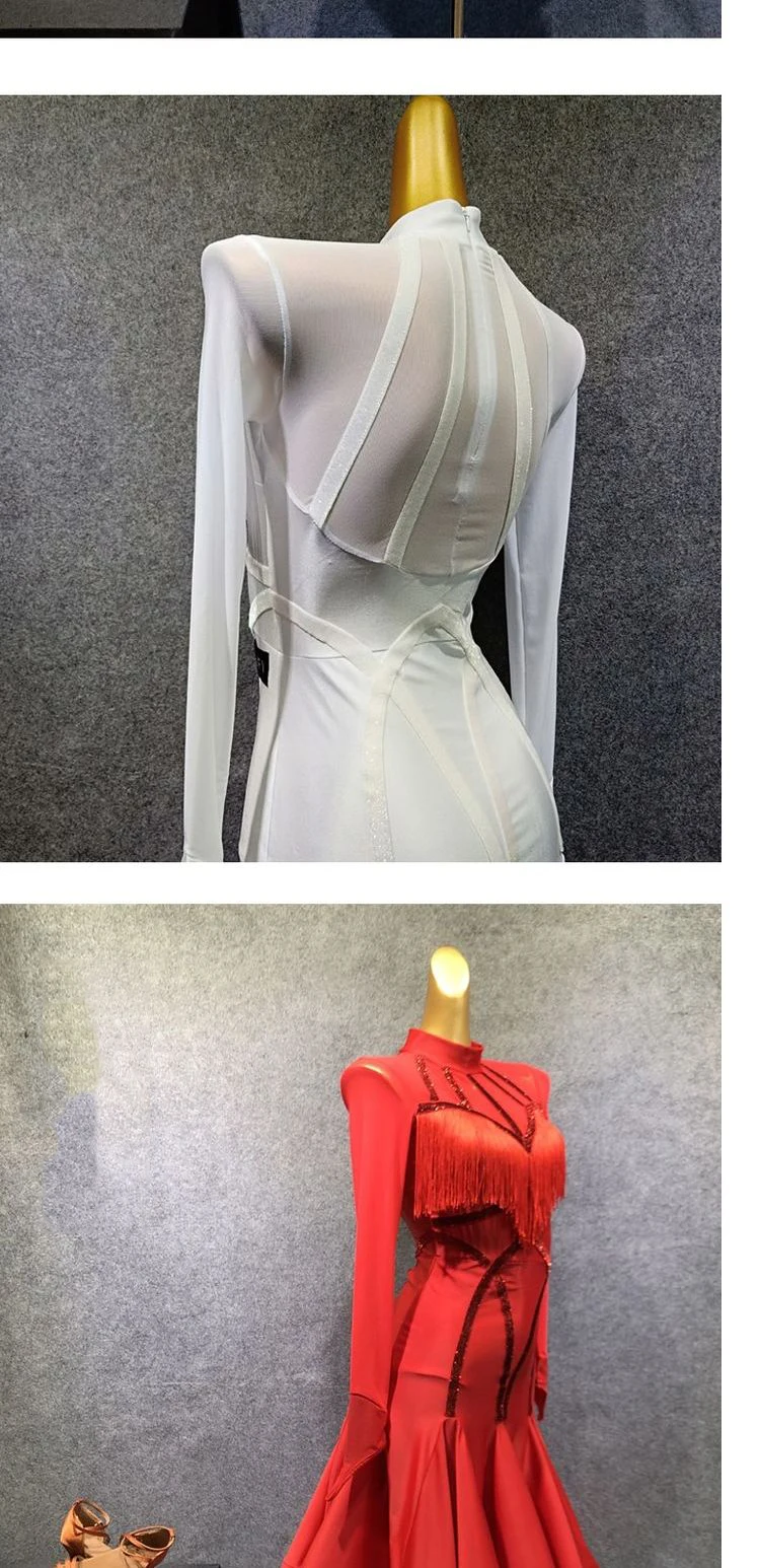 Черное платье для латинских танцев для женщин Vestido Flecos tassels Фламенго Румба/Танго/Сальса платье конкурентоспособное красное платье для латинских танцев VDB487