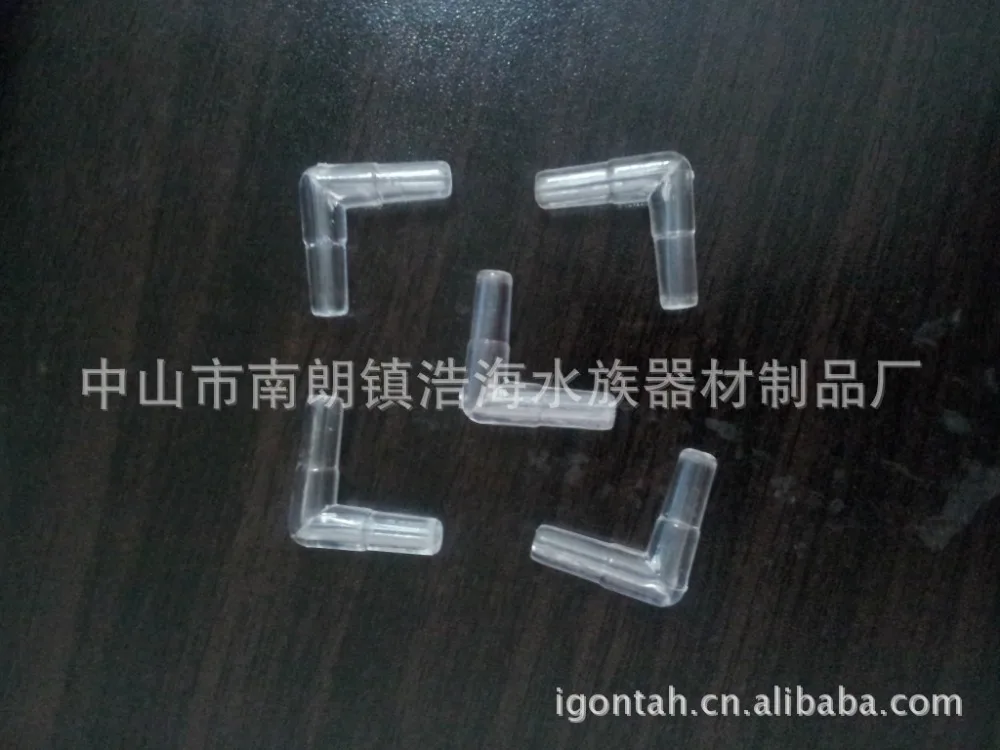 

Free Shipping, 50 Pcs Aquarium Airline Elbow Connector worrying connector for plants CO2 Fish Tack