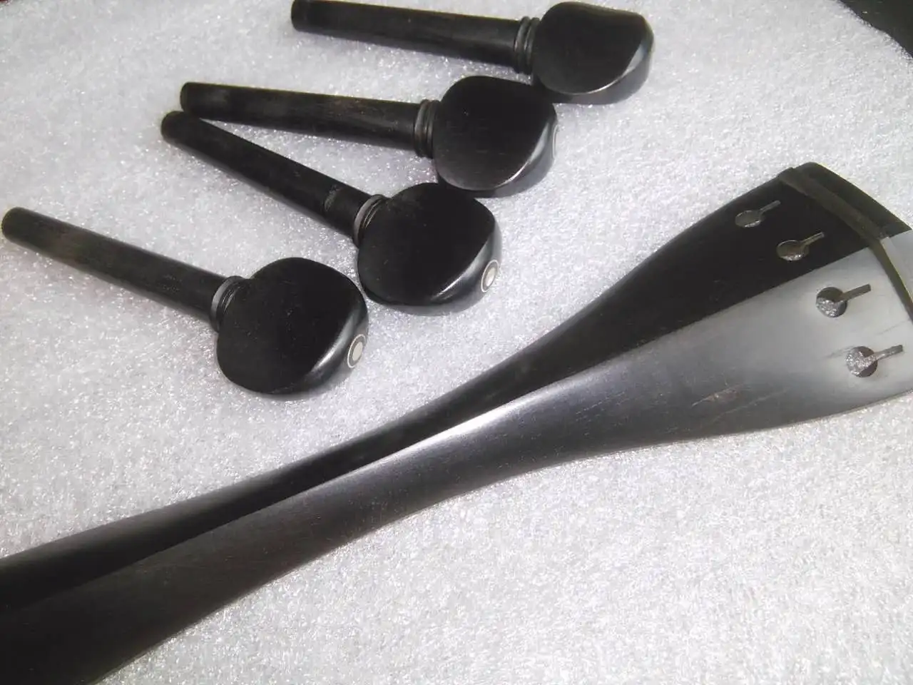 2 комплекта черных эбеновый Гриф для виолончели аксессуары включая колышки и