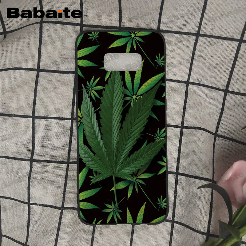 SMOKING eat weed sleep music Protector phone Case For Samsung Galaxy s9 s8 plus note 8 note9 s7 s6edge cases Babaite