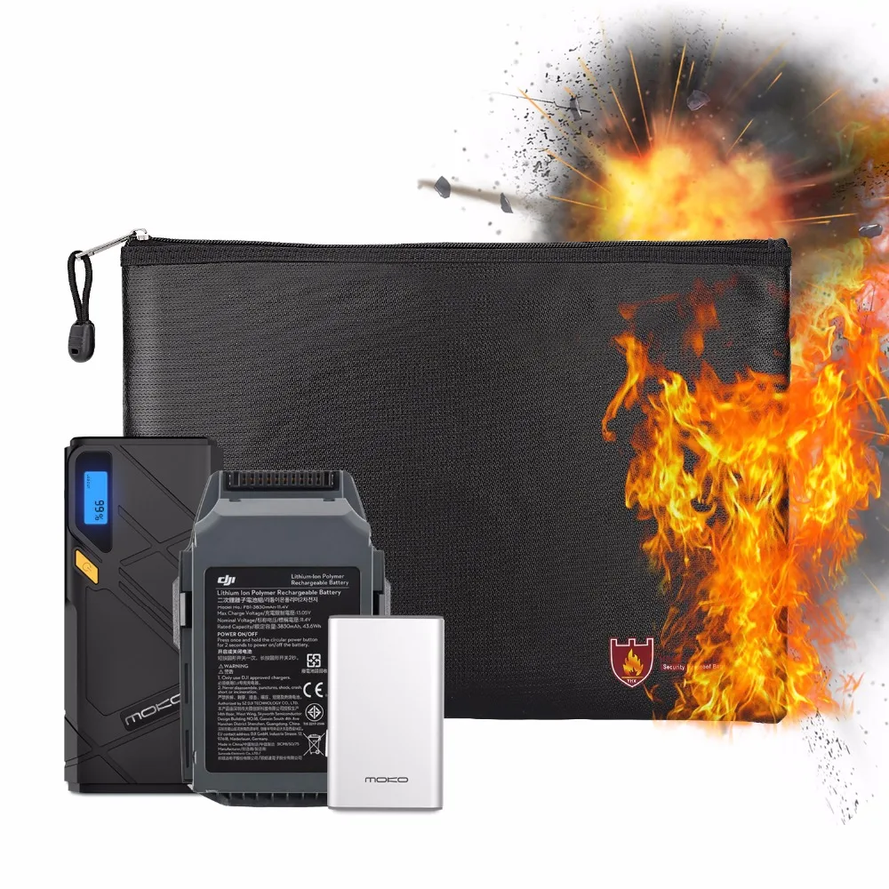 Огнеупорная Сумка для документов MoKo водостойкий конверт с двойной молнией