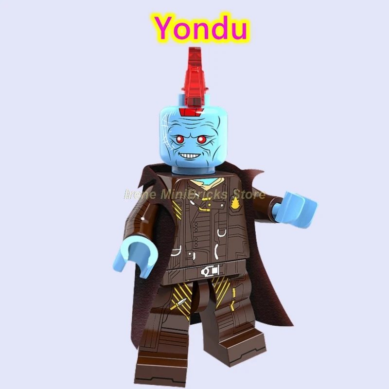 Стражи Галактики Marvel Супер Герои Yondu Star-Lord строительные блоки игрушки Фигурки Мстителей эндшпиль танос Мстители фильм - Цвет: Yondu