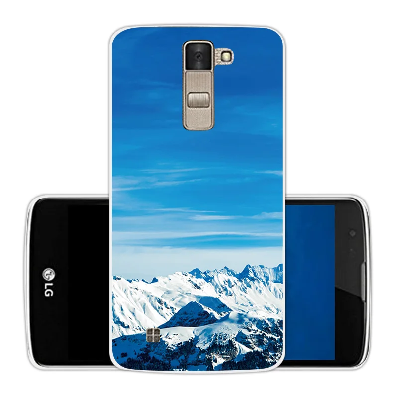 Capa For Funda LG K8 Phone Cases for Lte K350 K350E K350N 5.0&quot K 8 Case Soft Silicone Landscape Back Cover TPU |