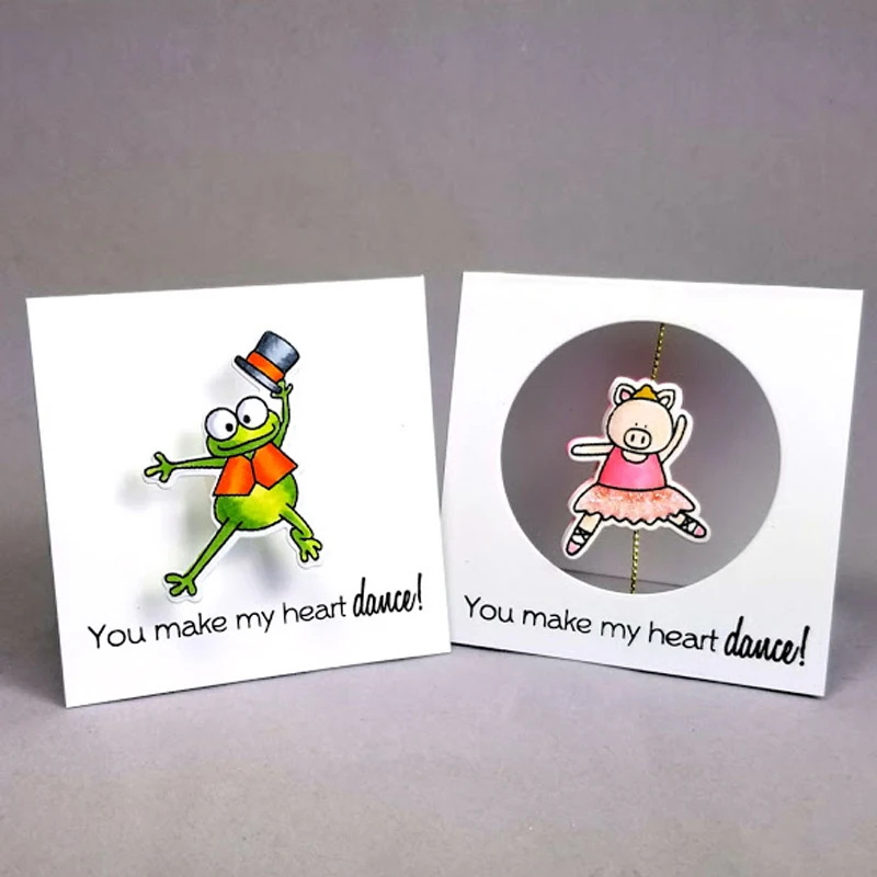 Набор прозрачных силиконовых штампов для скрапбукинга DIY/изготовления карт