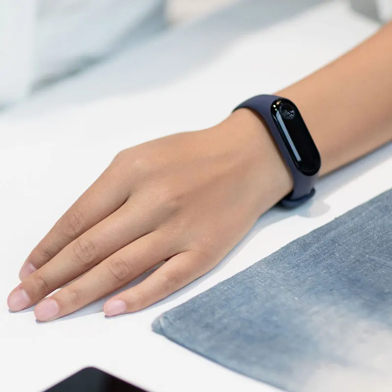 Смарт браслет Xiaomi mi band 3 0 78 дюймов OLED тачпад монитор сердечного ритма miband быстрая