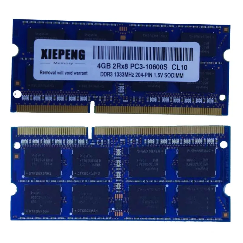 

Laptop Memory 8GB 2Rx8 PC3-10600S RAM DDR3 4G 1333MHz pc3 10600 for HP 4431S 4331S 4326S 8440P 8470P 8570P CQ15 Notebook SODIMM