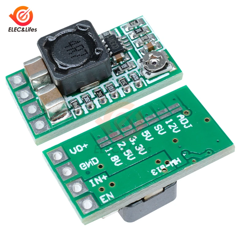 

MINI DC-DC 12-24V To 5V 3A Step Down Power Supply Module Voltage Regulator Buck Converter Adjustable 1.8V 2.5V 3.3V 5V 9V 12V