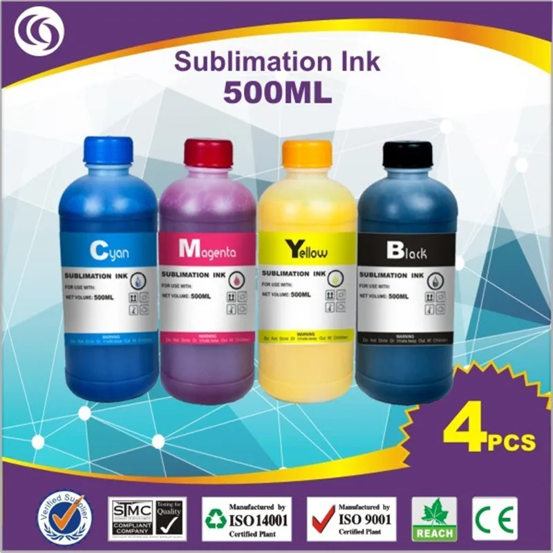 500 мл * 4 дисперсная сублимационная краска картины на ткани для настольного