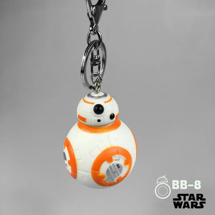 Звездные Войны Пробуждение силы BB-8 кулон «робот» брелки аниме дроид брелок в виде робота Фигурки игрушки подарки