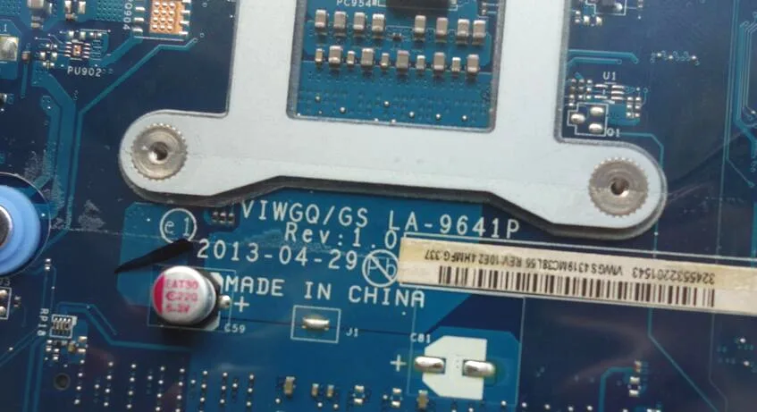 Подходит для материнской платы ноутбука lenovo G510 модель PGA947 HD8750 материнская плата
